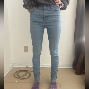 Levi light blue skinny jeans